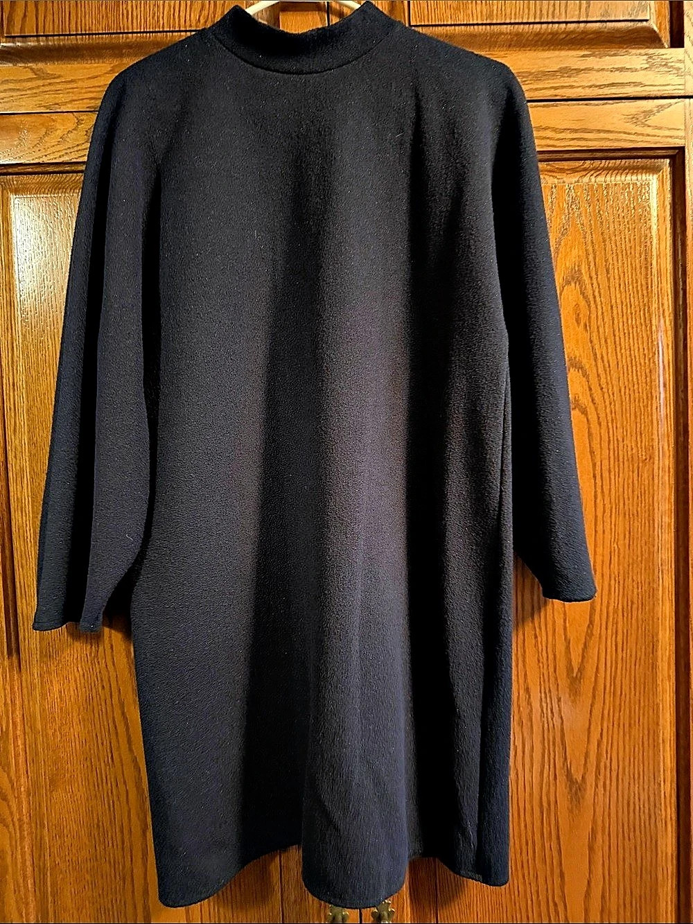 Zara Collection Long Sleeve Mini Dress in Black Size Medium